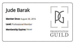  Jude Barak -Presentation Guild Member